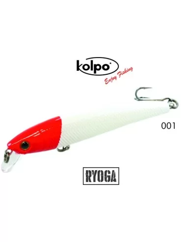 Kit 3 Artificiali Kolpo Jerk Bait Floating Ryoga 65mm 5 gr Esche Artificiali Kolpo