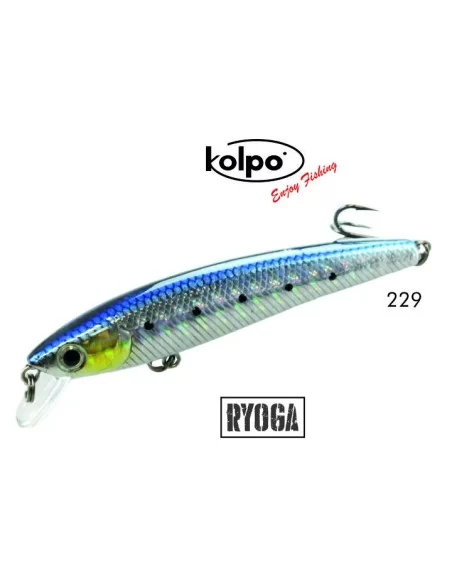 Kit 3 Artificiali Kolpo Jerk Bait Floating Ryoga 65mm 5 gr
