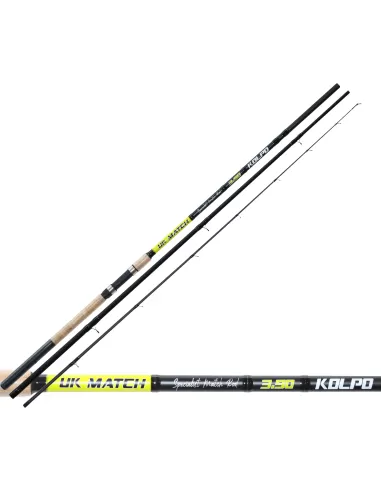 Kit Kolpo Pesca Inglese Canna e Mulinello 4 Cuscinetti Kit da pesca Kolpo