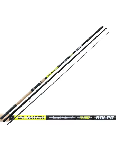 Kit Kolpo Pesca Inglese Canna e Mulinello 4 Cuscinetti Kit da pesca Kolpo