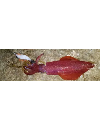 Dtd Red Shrimp Egi Squid Jig 3.0
